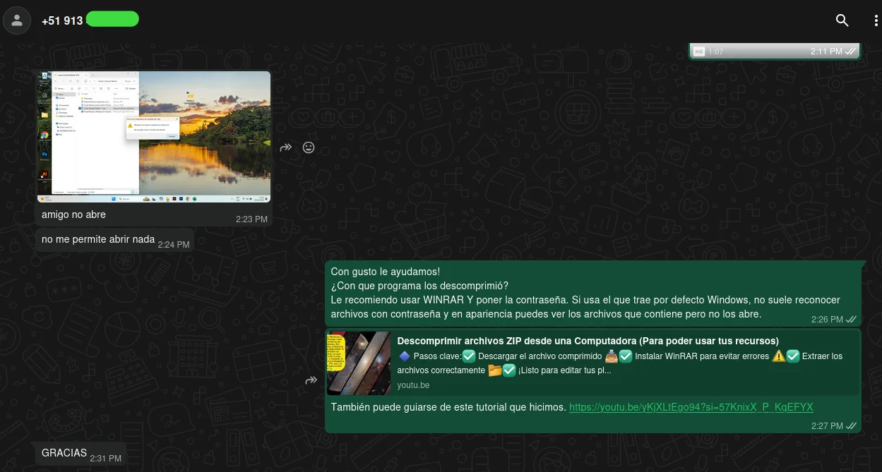 Soluciones a consultas técnicas